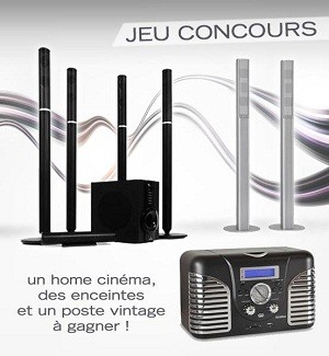 Jeu Concours : un Home Cinéma et des enceintes à gagner