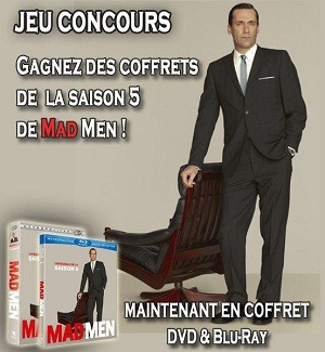Jeu Concours : Mad Men Saison 5 en DVD et Blu-Ray