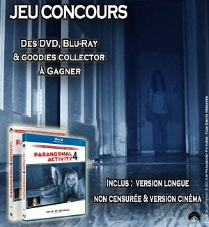 Jeu Concours Paranormal Activity 4 : des DVD et Blu-Ray à gagner !