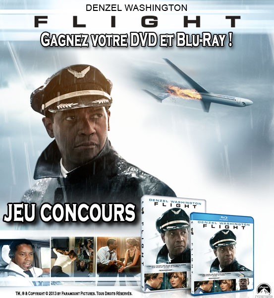 FLIGHT Jeu Concours DVD & Blu-Ray