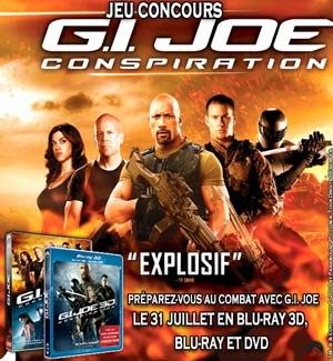 Jeu Concours GI JOE 2 : Conspiration en DVD et Blu-Ray