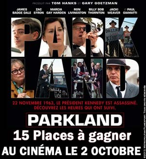 Jeu Concours PARKLAND : gagnez des places de ciné !