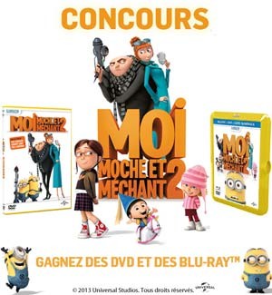 Jeu Concours : Moi, Moche et Méchant 2 en DVD & Blu-Ray