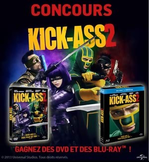 Jeu Concours : Gagnez des Coffrets DVD & Blu-Ray de Kick-Ass 2