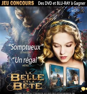 Jeu Concours : gagnez des DVD et Blu-Ray du film LA BELLE ET LA BETE