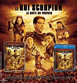 Jeu Concours : Gagnez des DVD et Blu-Ray du film LE ROI SCORPION 4