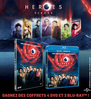 Jeu Concours : Gagnez des coffrets DVD et BLU-RAY de la série Heroes Reborn