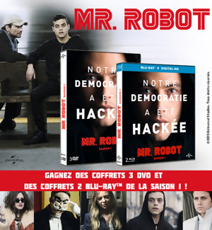 Jeu Concours : Gagnez des DVD et BLU-RAY de la série Mr Robot