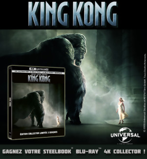 JEU CONCOURS KING KONG : le Steelbook Blu-Ray 4K Collector à gagner