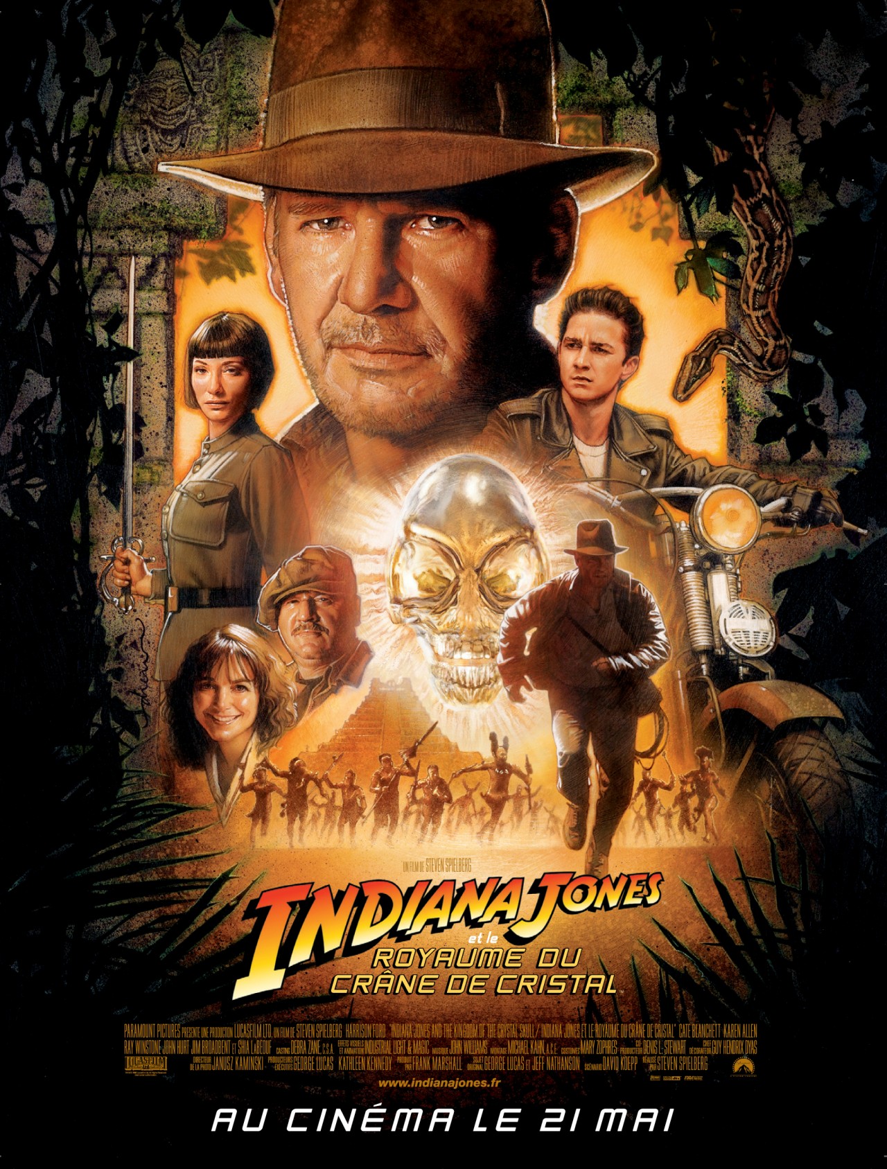 Harrison Ford va coiffer le mythique chapeau d'Indiana Jones pour