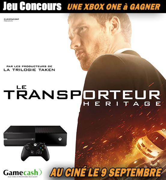  Gagnez une Xbox One avec le film LE TRANSPORTEUR Héritage [Concours]