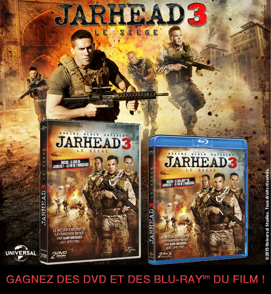  Jeu Concours JARHEAD 3 : Gagnez des DVD et BLU-RAY du film