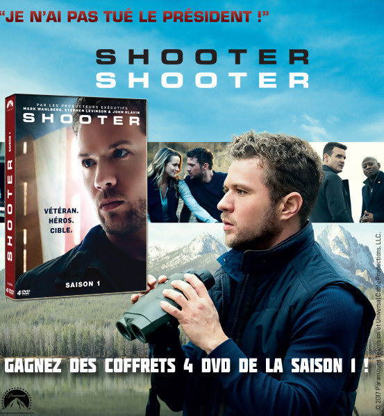 JEU CONCOURS : Gagnez des coffrets DVD de la série SHOOTER