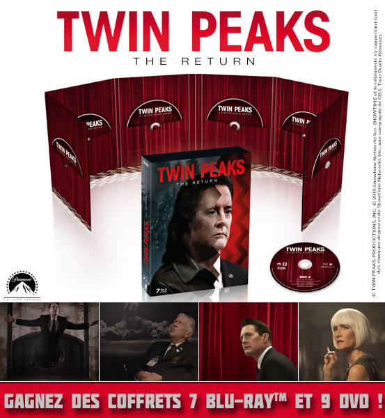  Concours : Gagnez des Coffrets DVD et Blu-Ray de Twin Peaks Saison 3