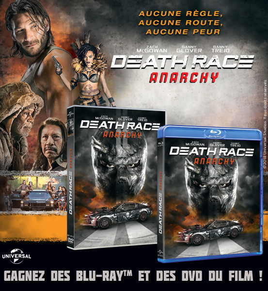  Jeu Concours Death Race Anarchy : des DVD et Blu-Ray à gagner