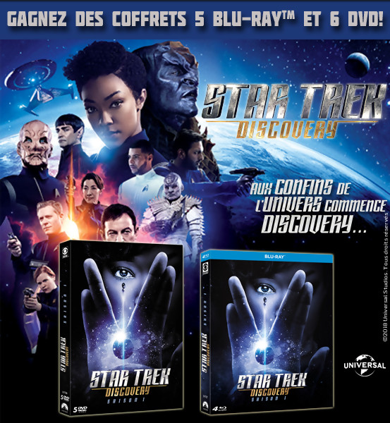  JEU CONCOURS STAR TREK DISCOVERY saison 1 : des DVD et BLu-Ray à gagner