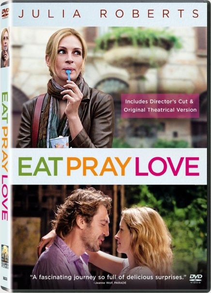 Tout sur les DVD et Blu-ray de Mange, prie, aime avec Julia Roberts