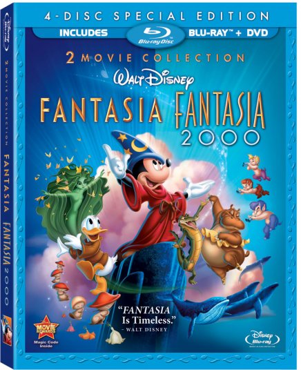 Fantasia et Fantasia 2000 arrivent en Blu-Ray