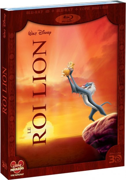 Le Roi Lion en Blu Ray 3D