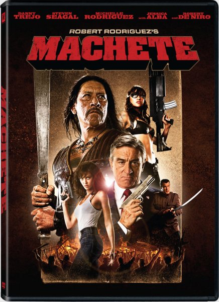 Tout sur les DVD et Blu-ray américains de Machete, un film de Robert Rodriguez