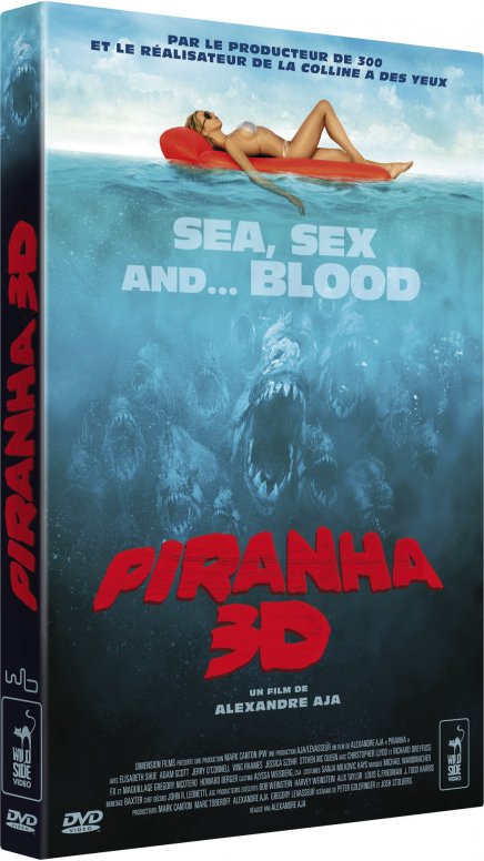 Visuels des DVD et Blu-Ray français de Piranha 3D