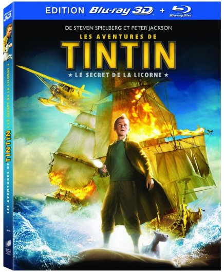 Tintin (Spielberg 2011) en DVD et Blu Ray