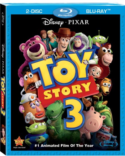 Tout sur les DVD et Blu-ray américains de Toy Story 3, un film Pixar