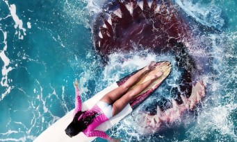 Maneater : croquage de fesses de surfeurs par un requin tueur (bande-annonce)