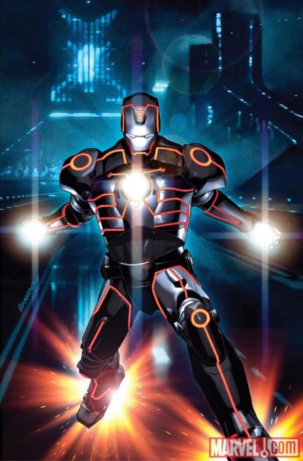 Les super-héros Marvel envahissent Tron - L'Héritage