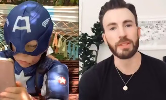 Un petit garçon de 6 ans fan de Captain America sauve sa soeur. Chris Evans le félicite !
