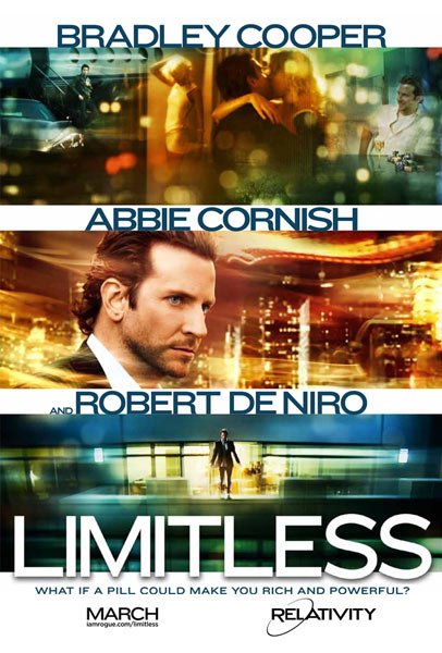 Bande-annonce et poster de Limitless, avec Bradley Cooper