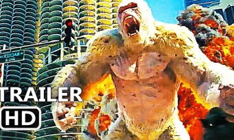 RАMPAGE : Dwayne Johnson combat Negan et des monstres géants ! (bande-annonce)