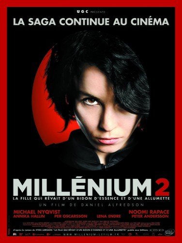 Test DVD Millenium 2 la Fille qui rêvait d'un Bidon d'Essence et d'une Allumette