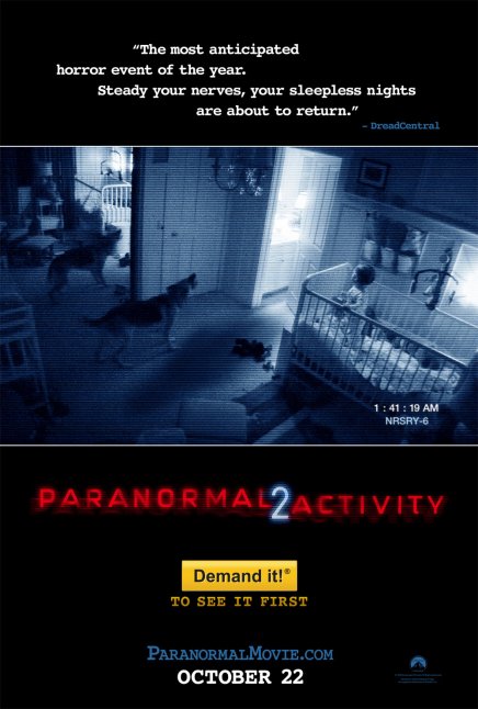 Le poster de Paranormal activity 2