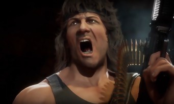Rambo : un. gameplay gore et violent pour Sylvester Stallone dans Mortal Kombat 11