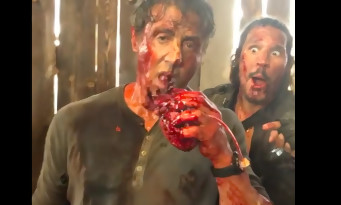 Sylvester Stallone croque un coeur humain dans les coulisses de Rambo 5