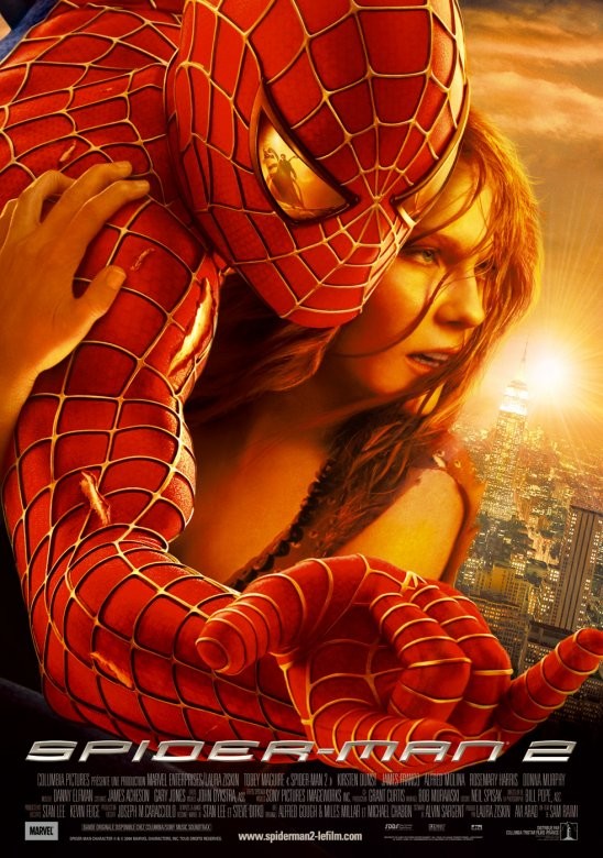 Spiderman Poster XXL avec des ennemis