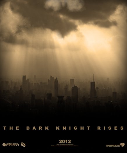 L'affiche de Batman The Dark Knight Rises