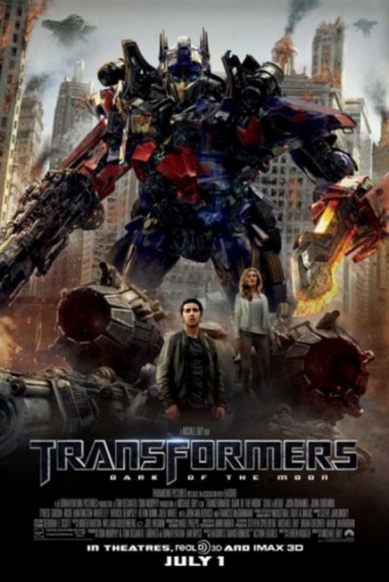 Transformers 3 le film : l'affiche