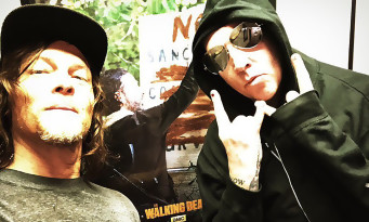 The Walking Dead : Norman Reedus sème le chaos avec Marilyn Manson