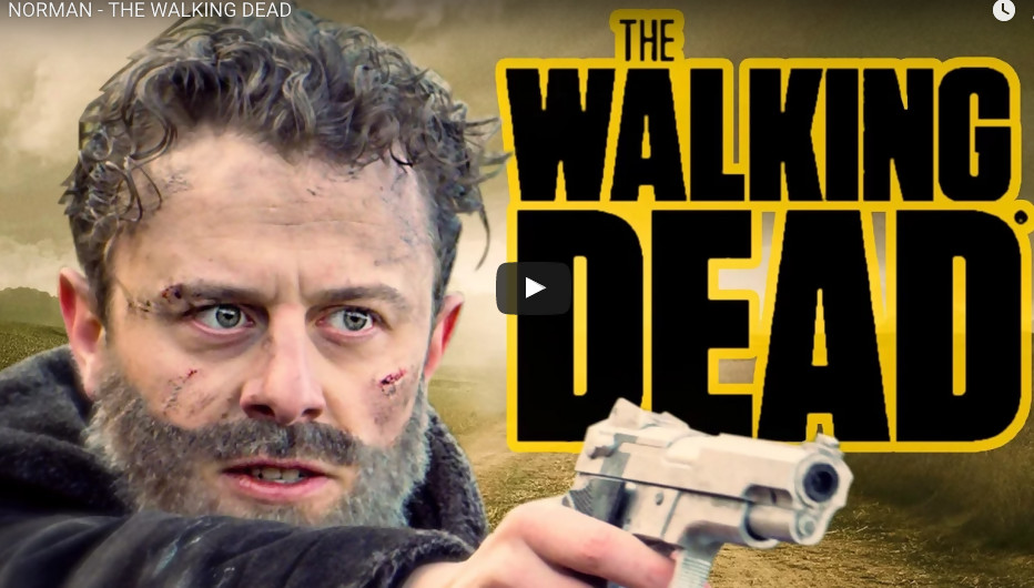 Nom De Rick Dans The Walking Dead NORMAN en Rick Grimes pour sa parodie de THE WALKING DEAD